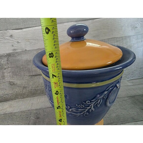 Pistoulet Tea Of Courage Ceramic Jar With Lid By Pfaltzgraff - Picture 7 of 8